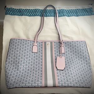 Tory Burch GEMINI LINK CANVAS TOTE